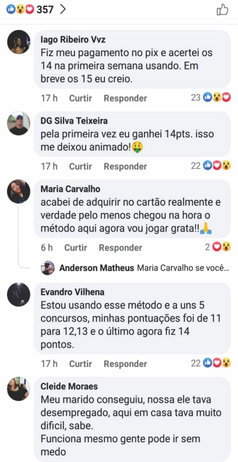 Depoimento de cliente